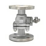 T-type 3-ways Cast Steel CF3 1” 150LB RF Flange Ball Valve