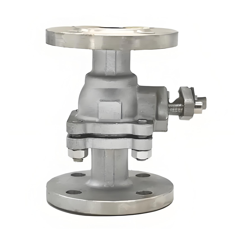 T-type 3-ways Cast Steel CF3 1” 150LB RF Flange Ball Valve