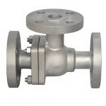 T-type 3-ways Cast Steel CF3 1” 150LB RF Flange Ball Valve