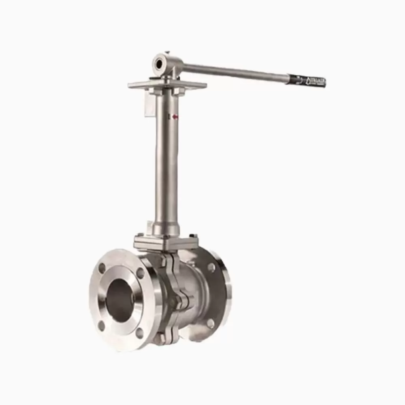 Cryogenic Forged Steel F316 DN20 150LB RF Flange Floating Ball Valve With Extended Stem