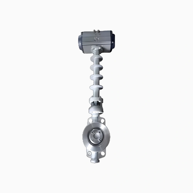 DN100 PN16 Triple Offset High-Temp Metal Seal Flange Butterfly Valve