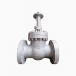 ASTM A351standard CF8M Cast Steel rising stem Industrial Flanged RF 300LB Globe Valve with handle