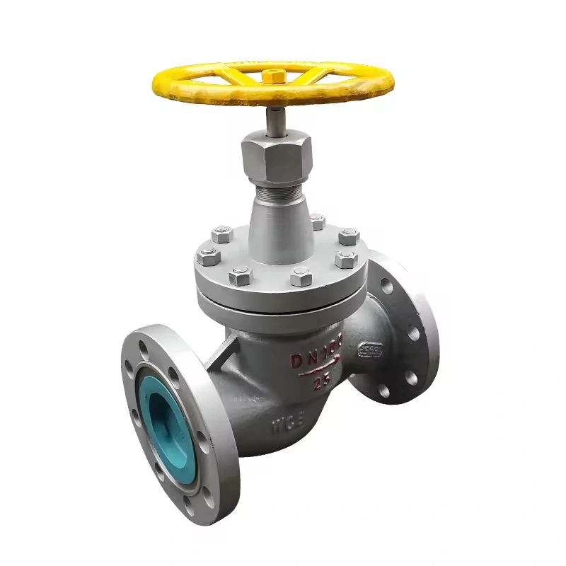 Bellows Seal Flanged Globe Valves High Pressure Cast Steel Globe Valve
