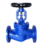 DN15~DN400 PN16~PN64 DIN GS-C25/WCB/Cast Steel Flanged Bellow Seal Globe Valve