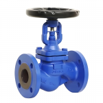 PN40 Wcb Flanged DIN 3356 Standard Bellow Seal Bonnet Globe Valve