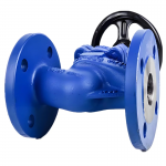 PN40 Wcb Flanged DIN 3356 Standard Bellow Seal Bonnet Globe Valve