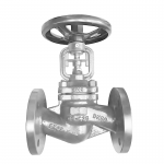 DN15~DN400 PN16~PN25 WCB Cast Steel Manual Bellow Seal Flange Globe Valve