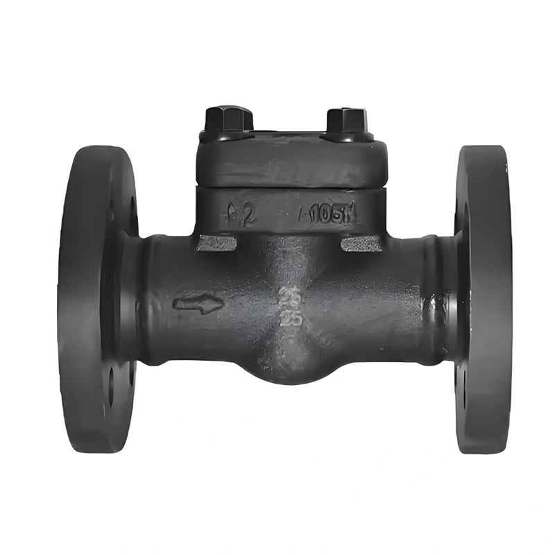 Forged Steel A105 Flange Swing Check Valve With PN16 Single-disc Swing Check Valve