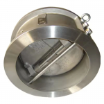 DN150 PN16 DIN Double Disc Stainless Steel Wafer Type Spring Check Valve
