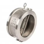 DN150 PN16 DIN Double Disc Stainless Steel Wafer Type Spring Check Valve
