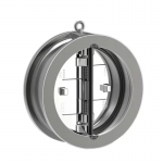 DN150 PN16 DIN Double Disc Stainless Steel Wafer Type Spring Check Valve