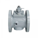Cast Steel WCB DN40 PN10 RF Flange Sleeve Type Soft Sealing Plug Valve