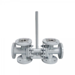 Cast Steel WCB DN40 PN10 RF Flange Sleeve Type Soft Sealing Plug Valve