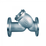 Cast Steel WCB DN80 PN16 RF Flange Y-type Strainer