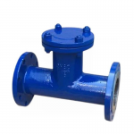 Carbon Steel Fabricated T Type Strainer With Flanged Ends Strainer Filter