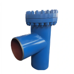 Steel Fabricated Buttwelded Ends T Type Strainer / Tee Strainer
