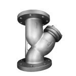 ASTM A216 Cast Carbon Steel RF End Y Strainer Manual Control Valve for Water Media Grade WCB