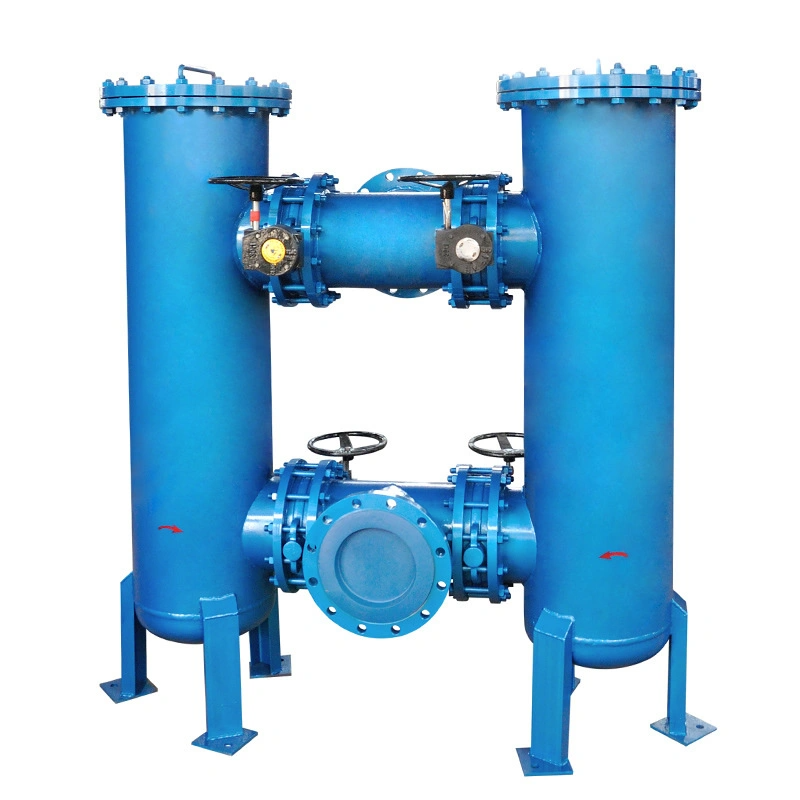 Duplex Stainless Steel Basket Strainer Filter: Flanged/Threaded Connection for Continuous Industrial Filtration