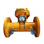 Cast/Fabricated Wpb/SS304/SS316 Simplex T Type Strainer / Tee Strainer with Pressure Gauges/Flanged Ends