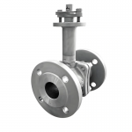 Manual 2 Piece Flange Stainless Steel Cryogenic Ball Valve Liquid Nitrogen Oxygen