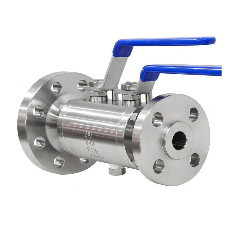 ANSI Stainless Steel F304/F316 Flanged Lever/Gear Double Block and Bleed Ball Valve