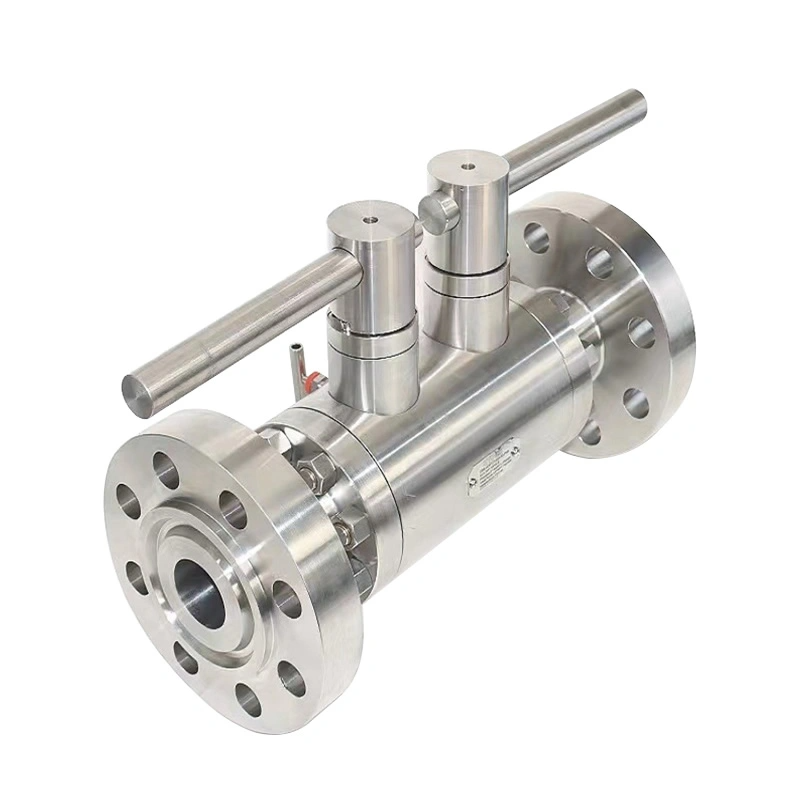 High Pressure Stainless Steel Flange Double Block and Bleed Valve DBB Flange Drain Valves