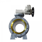 12″ Class150 WCB Flanged Electric Actuated Full Bore Two-Piece Trunnion Mounted Ball Valve