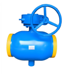 Full Bore Carbon Steel Worm Gear Trunnion Welded Ball Valve for Thermal