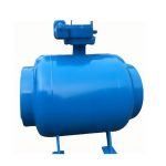 Full Bore Carbon Steel Worm Gear Trunnion Welded Ball Valve for Thermal