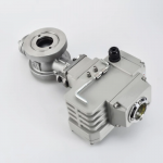 Electric V-Type Pinch Ball Valve with Hard Seal Wear-Resistant Cut-off Adjustment for Mud Particle Coal Ash