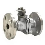 T-type 3-ways Cast Steel CF3 1” 150LB RF Flange Ball Valve