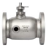 PN16 Thermal Insulation Jacketed Ball Valve Steam Stainless Steel Flange Ball Valve