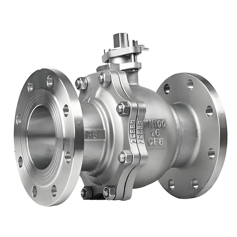 8-Inch Stainless Steel/CF8 Manual Flanged Floating Ball Valve Full-port Float Ball Valves