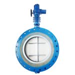 DN600 800LB PN10 SS321 Body and Disc High-Temperature Hard-Seal Flanged Butterfly Valve