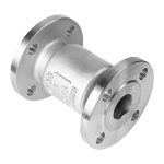 DN50 PN16 SS304 Stainless Steel Energy Saving Silenced Flanged Check Valve for Drainage Pipes Well Sealed and Durable