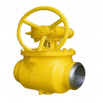 DN200 PN25 WCB Soft Seat Straight Through Type Manual Floating Top-Entry Ball Valves