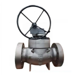 API 6D ASME Cast Steel Flange Top Entry Trunnion Mounted Ball Valve