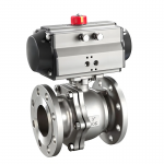 High-Quality DN600 Pneumatic Stainless Steel Ball Valve Flange Floating Ball Valve
