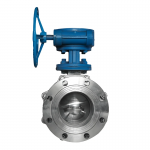 DN100 PN40 Carbon Steel SS304 Manual Metal Seal Float Flange Ball Valve