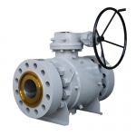 DN100 PN40 Side-Entry Metal-to-Metal Trunnion Ball Valve