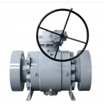 DN100 PN40 Side-Entry Metal-to-Metal Trunnion Ball Valve