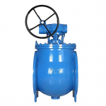 DN1200 PN10 Top Mounted Flange Manual Stainless Steel Trunnion Mounted Ball Valves