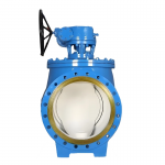 DN1200 PN10 Top Mounted Flange Manual Stainless Steel Trunnion Mounted Ball Valves