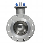 ANSI DN100 Class 300 Carbon Steel Wcb with Top Flange 2PC Trunnion Mounted Ball Valve