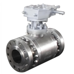 DN100 PN40 3-Piece Trunnion Mounted Hard Metal Seal BW Ball Valve for Flow Control