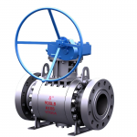 DN100 PN40 3-Piece Trunnion Mounted Hard Metal Seal BW Ball Valve for Flow Control