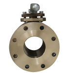 DN100 150LB Aluminum Nickel Bronze C95500 2PC Full Bore Flanged Floating Ball Valve
