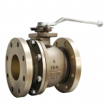 DN100 150LB Aluminum Nickel Bronze C95500 2PC Full Bore Flanged Floating Ball Valve
