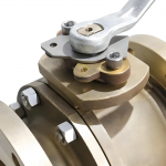 DN100 150LB Aluminum Nickel Bronze C95500 2PC Full Bore Flanged Floating Ball Valve