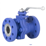 API608 2″ 100LB WCB Manual PTFE/PFA/FEP Lined Stainless Steel Floating Ball Valve
